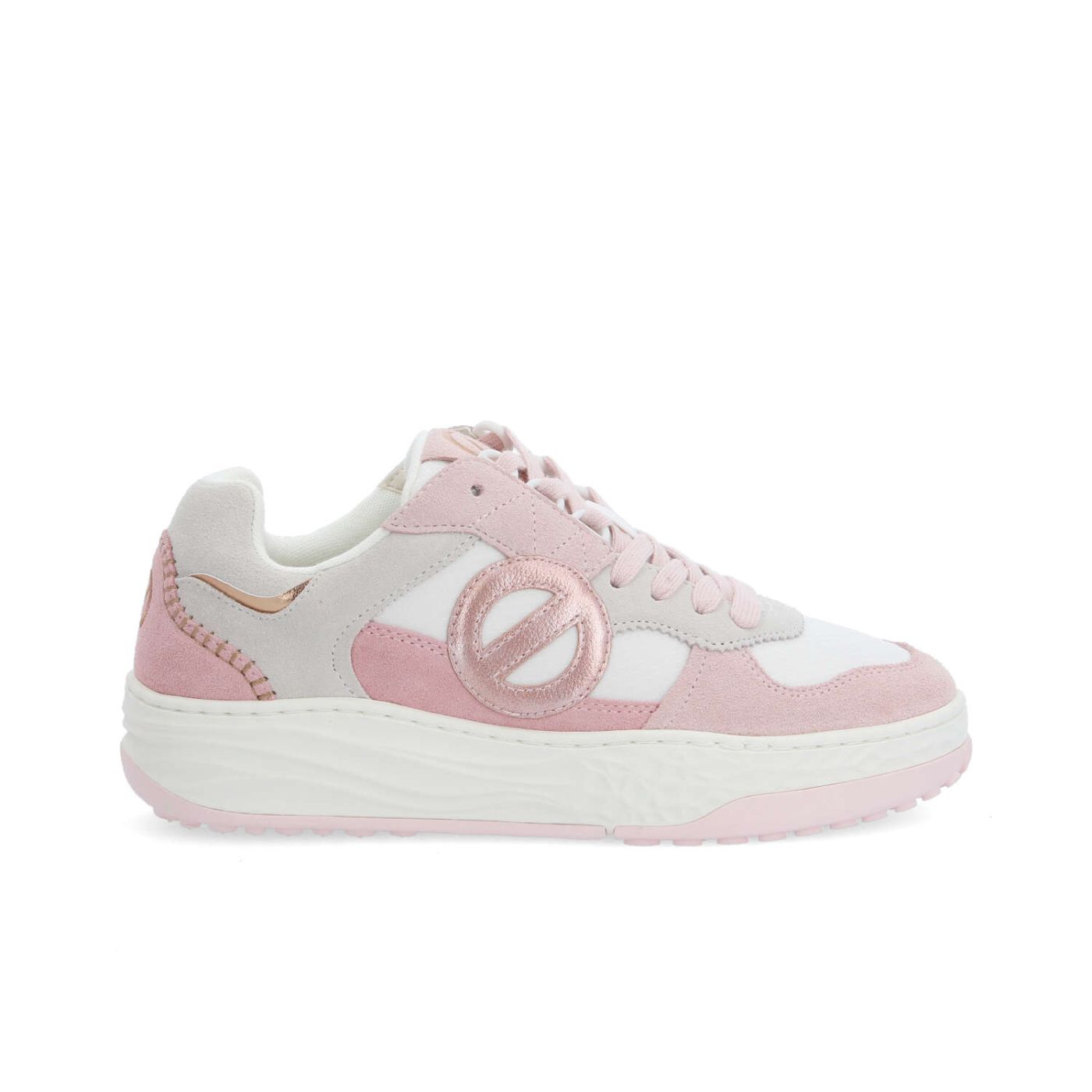 TYLER COURT W - SDE/GRID/NACRE - PINK/OFF WHITE/GOLD